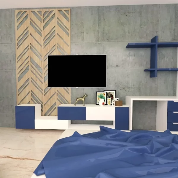 children bedroom t. v unit final rended